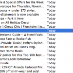 Macworld email marketing subject line experiment screenshot.