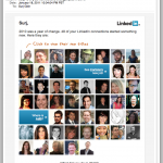 Kickass Email Personalization from LinkedIn. Screenshot of personalized email from LinkedIn.