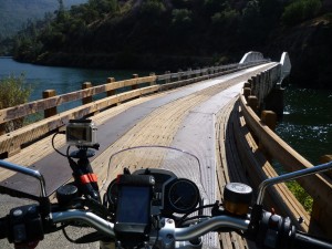 Bridge over not-so-troubled waters at Redinger Lake.