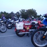 Motorbikes on Mount Tamalpais, Easter 2012.