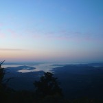 The view from Mount Tamalpais at sunrise on Easter 2012.